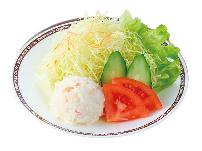 サイドメニューのミニサラダ