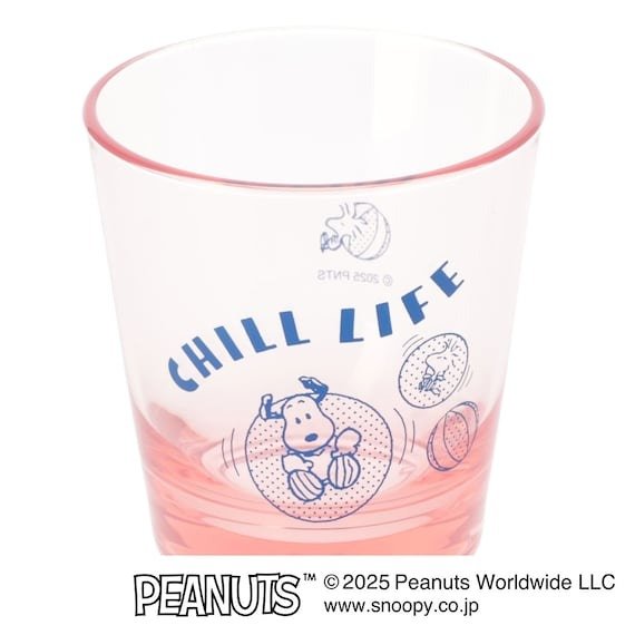 出所：ニトリ公式　【デコホーム商品】アクリルタンブラー（ピンク チルライフ スヌーピー）