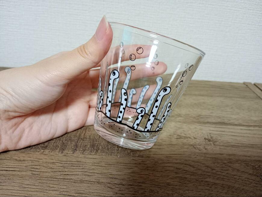 筆者撮影（キャンドゥ、スラントタンブラー チンアナゴ）