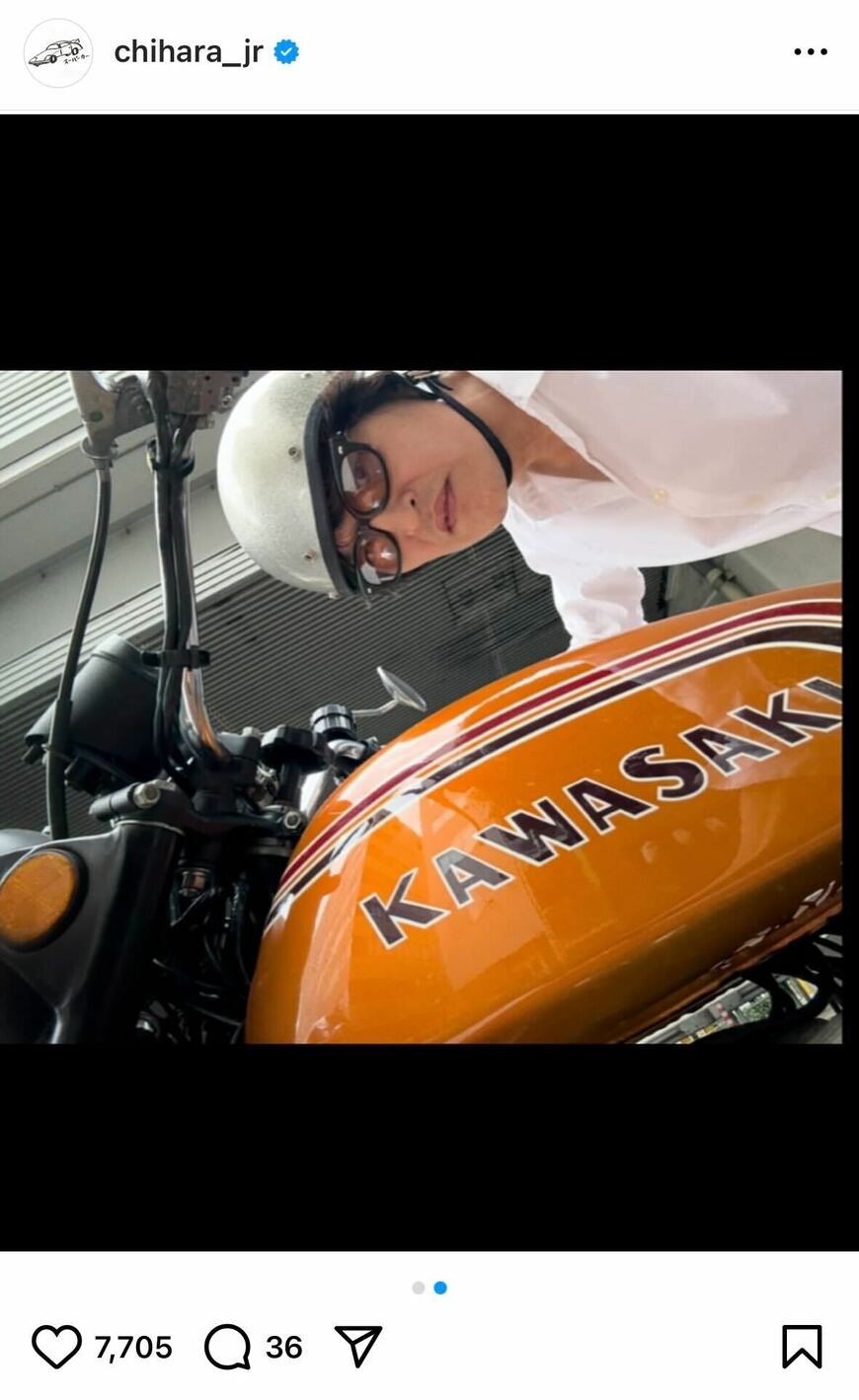 出所：千原ジュニアのInstagram（＠chihara_jr）参照日：2025年7月16日