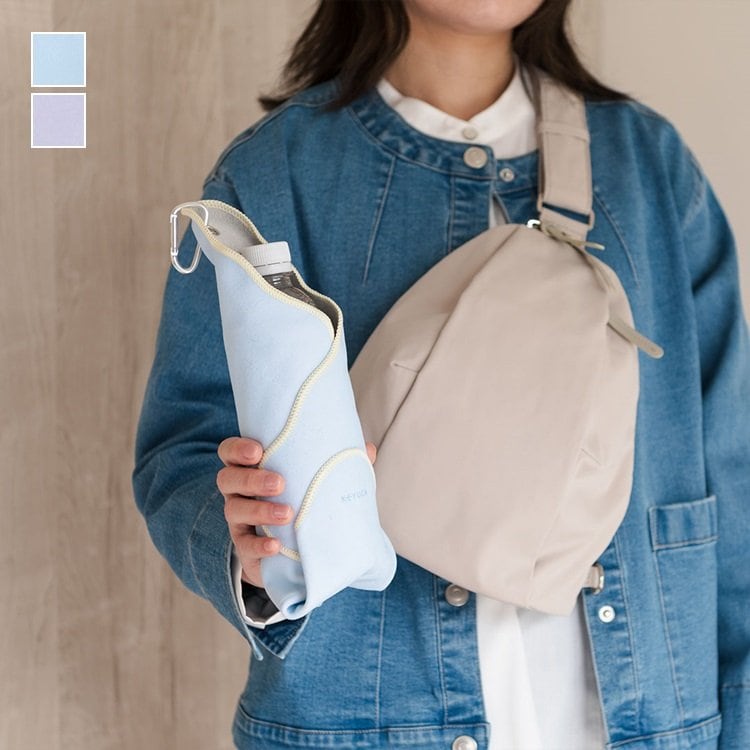 出所：KEYUCA（ケユカ）公式通販サイト　カラビナ付き巻くだけ保冷クロス 30×30cm