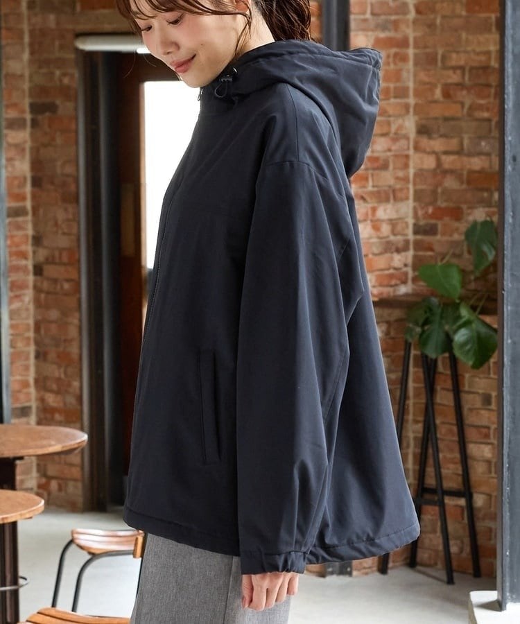 出所：ハニーズ公式通販　裏フリースフードブルゾン