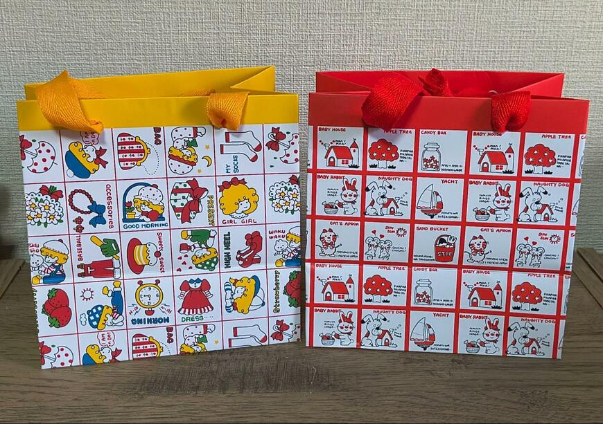 筆者撮影（セリア、ハンドルバッグ シモジマファンシー 15×15×10cm）