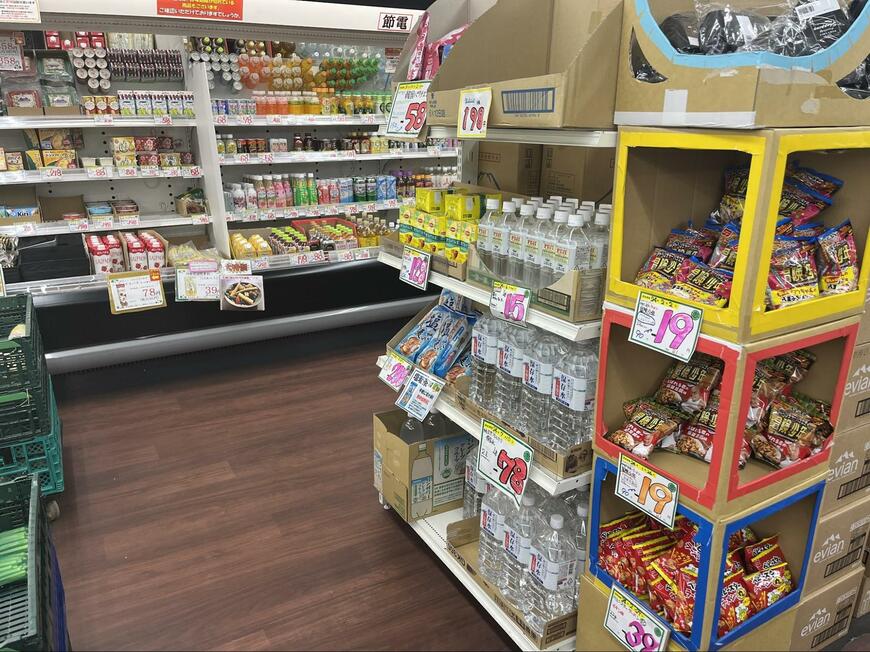 19円に39円…100円以上のものを見つけるのが難しそうなコーナーも。