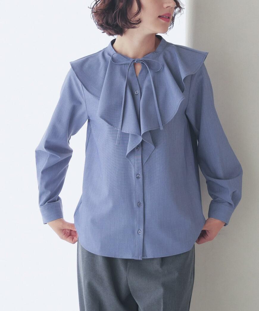 ハニーズ　フリルカラーブラウス