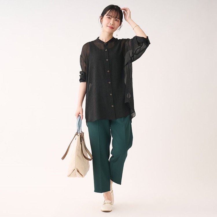 KEYUCA公式　クラッシュシアーシャツ