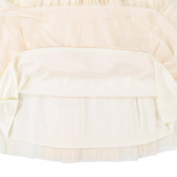 しまむら公式オンラインストア レディース　裾リボンチュールティアードスカート（よしみ＆ぽんず。）画像