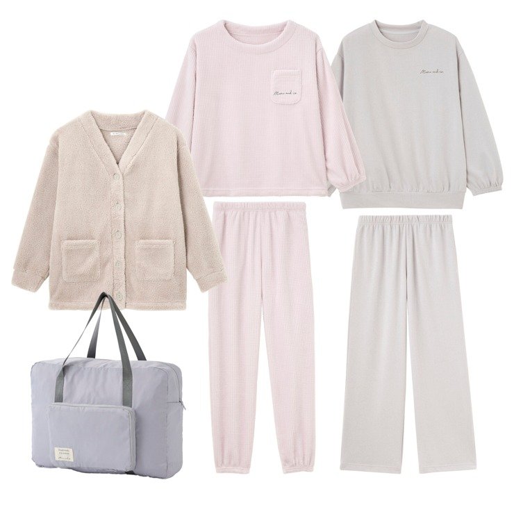 しまむら公式　レディース　ルームウェアハッピーバッグ4点セット（MUMU＆Co.）の画像