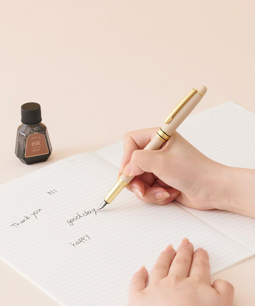 3COINS、万年筆＆インクセットNuanceColorStationery画像