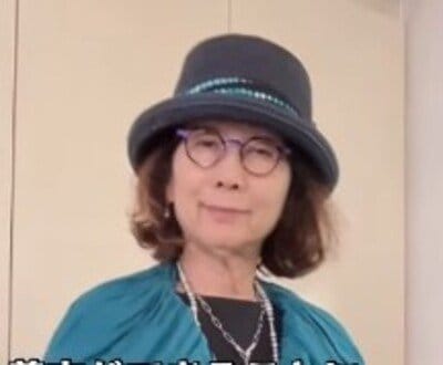 【75歳マダム】自作の「袴風パンツ」を使った個性派コーデがステキ “緑”が主役の夏コーデ！