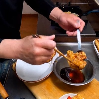 父が高校生の息子のために作る【チキン南蛮弁当】甘酢に漬けたチキン南蛮と手作りのタルタルソースが美味しそう！