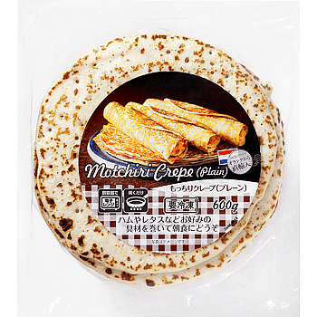 オランダから直輸入されたクレープは、もっちりとした少し厚めの生地