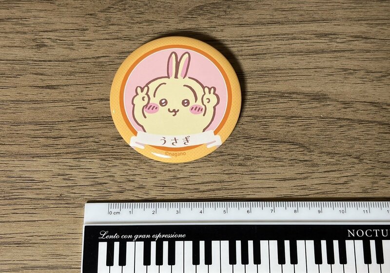 キャンドゥ、ちいかわ 缶バッジ&カバーセット筆者撮影写真