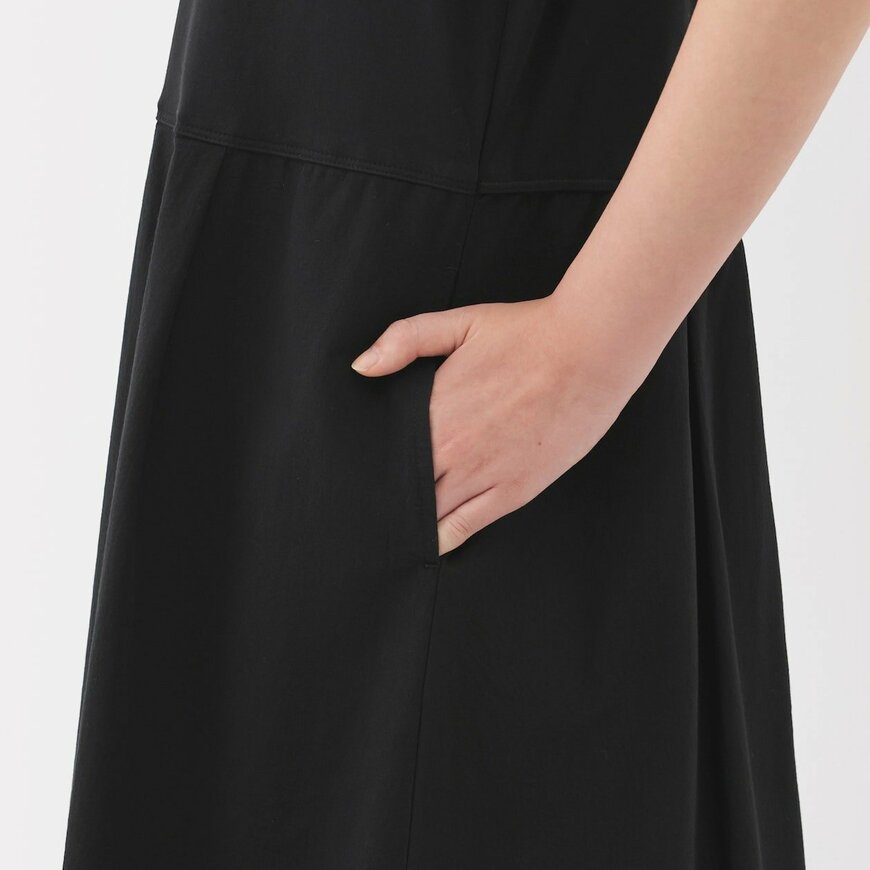 出所：無印良品公式　婦人　涼感　半袖ワンピース