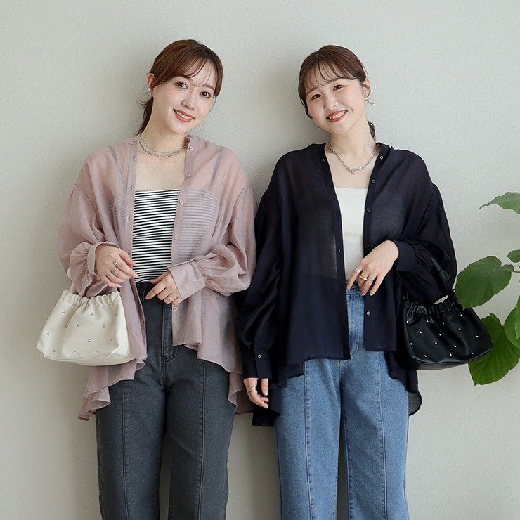 出所：しまむら公式　レディース　ブラウス（OMI×TERA）