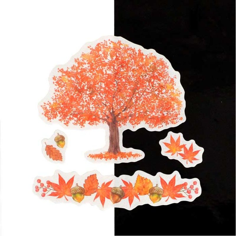 出所：Can★Doネットショップ コレクションシール　秋のいろどり