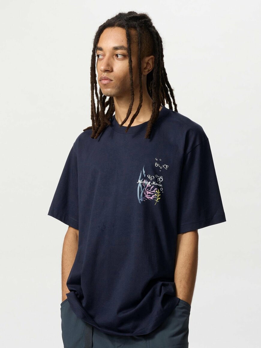 出所：ユニクロ公式　ディズニー ミッキーフェイス UT