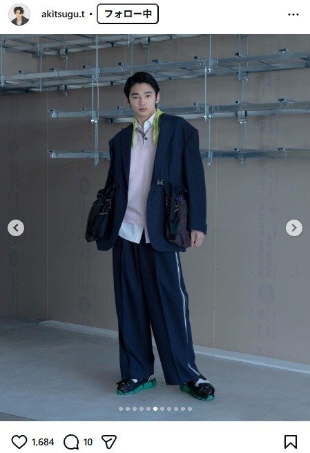 出所：冨永章胤のInstagram（＠akitsugu.t） 参照日：2026年3月30日