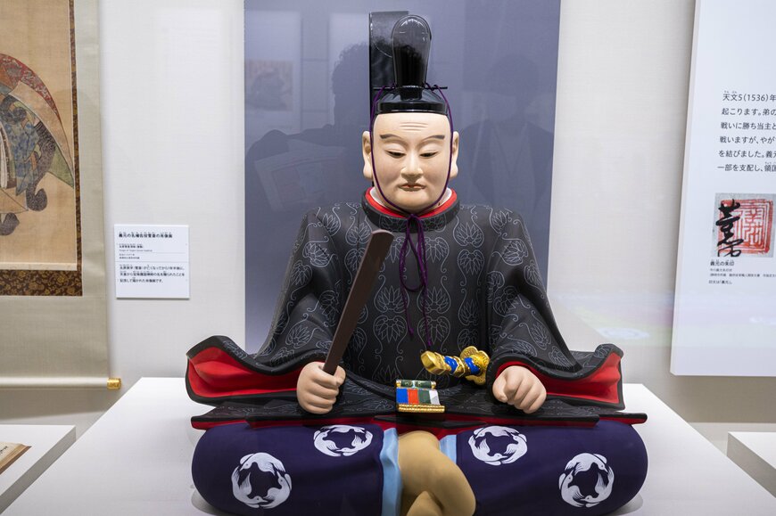 画像出所：今川義元木像 複製 ／原資料は臨済寺所蔵（イニシャルPR事務局）