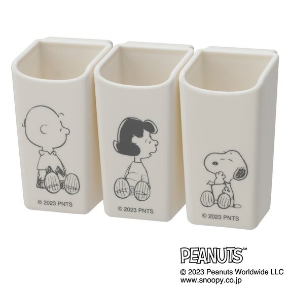 ニトリネット 【デコホーム商品】スヌーピー チューブホルダー(3個セット) 画像