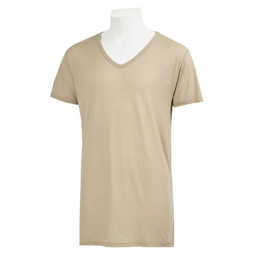 ワークマン シン・呼吸するインナー半袖V首 2枚組