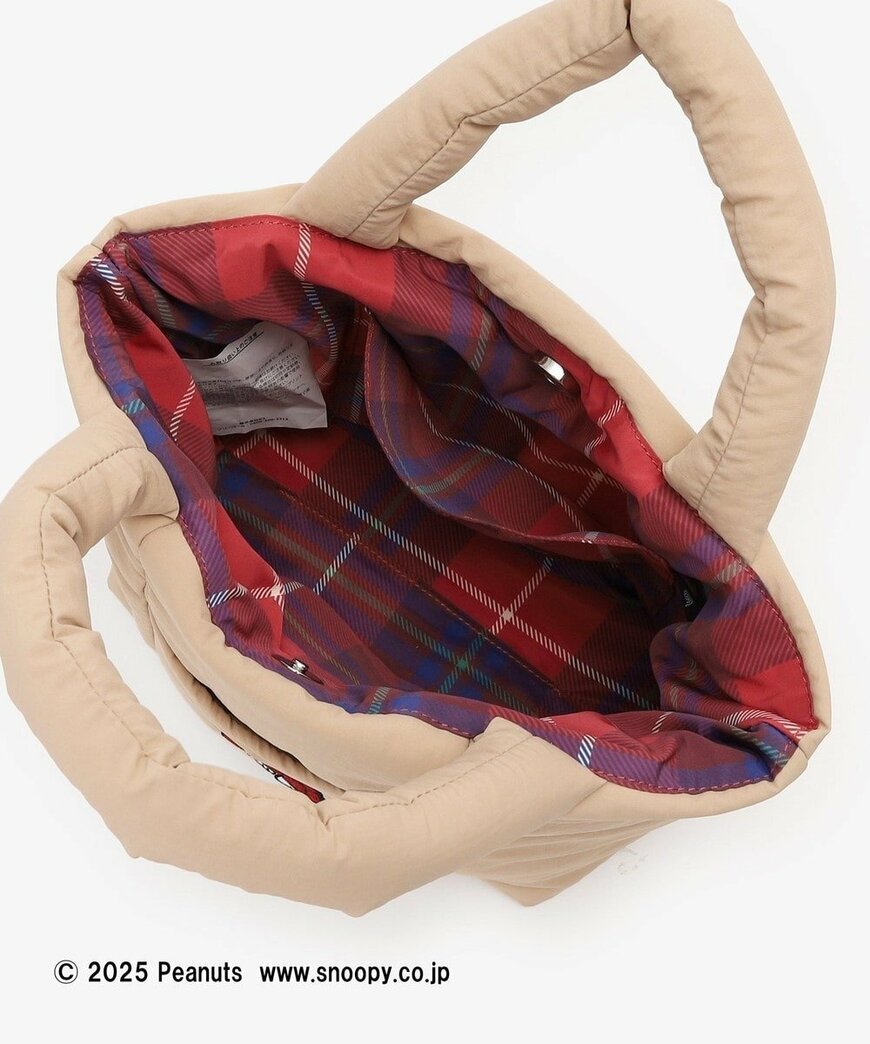 アフタヌーンティー公式 中綿ミニトートバッグ/PEANUTS/Afternoon Tea Original Tartans