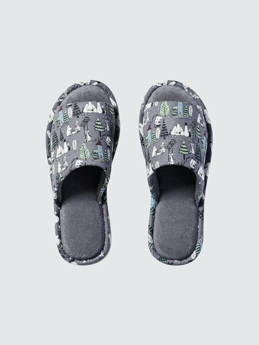 ユニクロ公式 ムーミンオープントゥルームシューズ