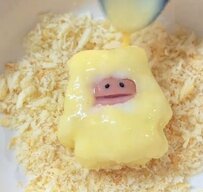 高校生男子＆旦那に作る【ウインナー入りクマさんコロッケ弁当】が癒されると話題に