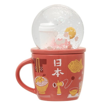 スタバ】ご当地デザイン「スノードーム蓋付マグカップ」集めたく