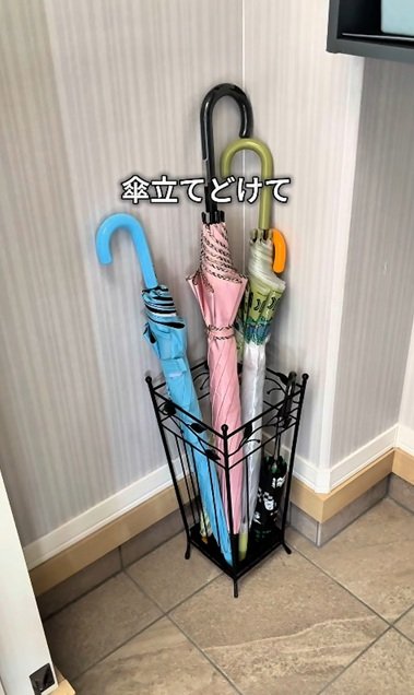 変身前の玄関