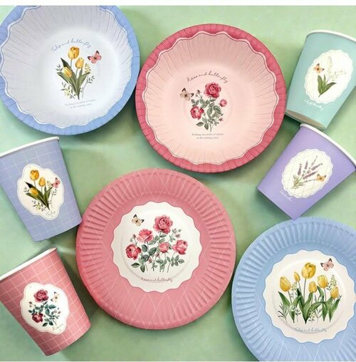 ペーパーボウル　ヴィンテージフラワー