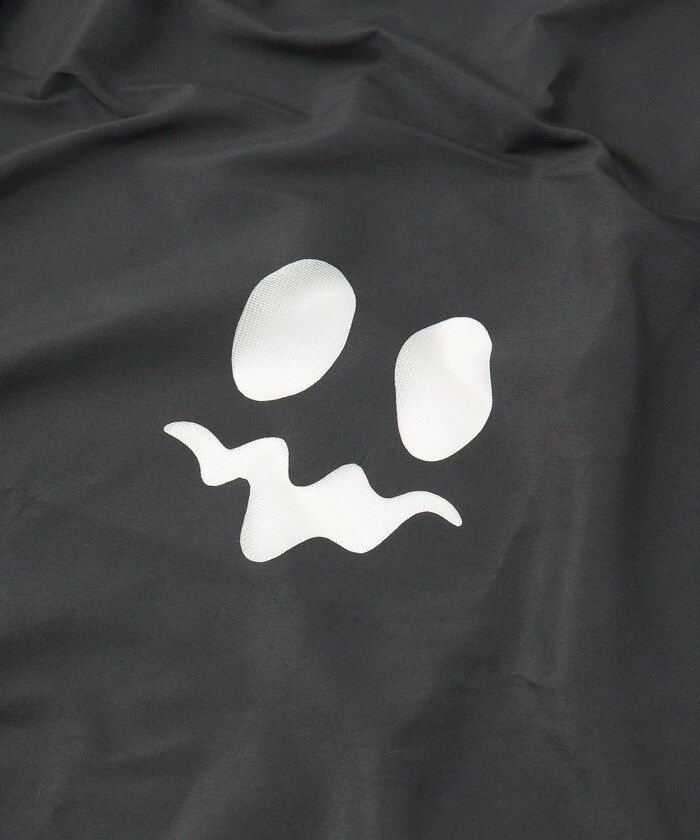 おばけの目と口がメッシュ素材に