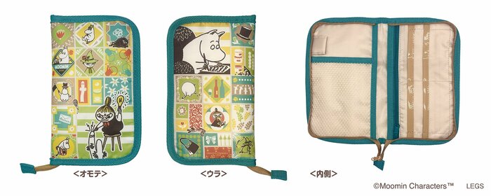 カードポケット・メッシュポケット・ペン差しが付いたマルチケース