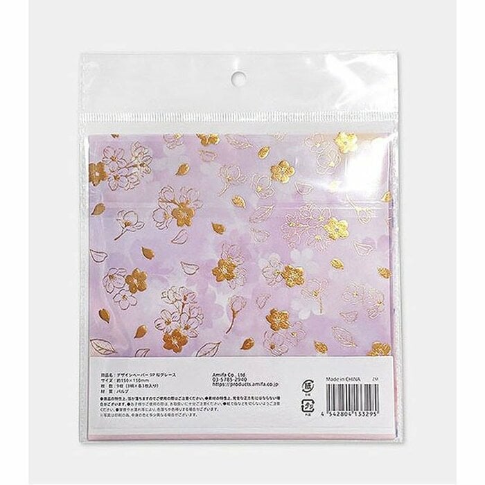 キャンドゥ、デザインペーパー 9P 桜グレースのパッケージ画像