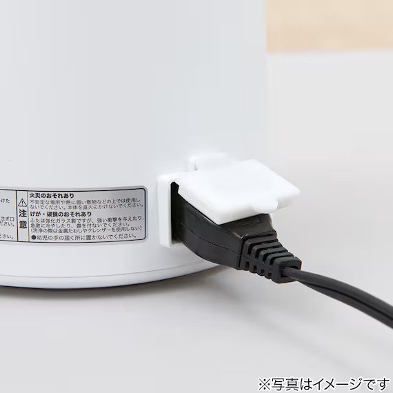 1台3役の電気ケトルポット(0.8L ブラック LD2S02)