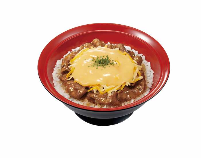 すき家の新商品:チーズ牛カルビ焼肉丼