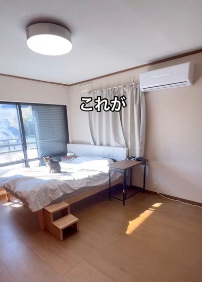 「おしゃれすぎる！」寝室の〈壁・天井・設備〉を丸ごとリフォーム→高級ホテルのような洗練された〈シックな寝室〉に大変身