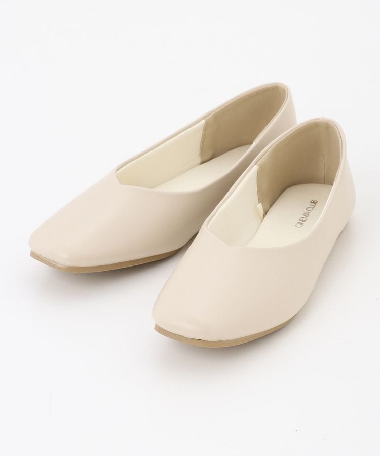 出所：ハニーズ公式通販　やわらかスクエアトゥパンプス 