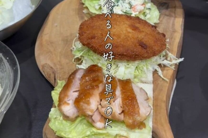 【ボリューム満点弁当】彩り豊かで美しい断面の「サンドイッチ弁当」　綺麗でおいしそうだと話題