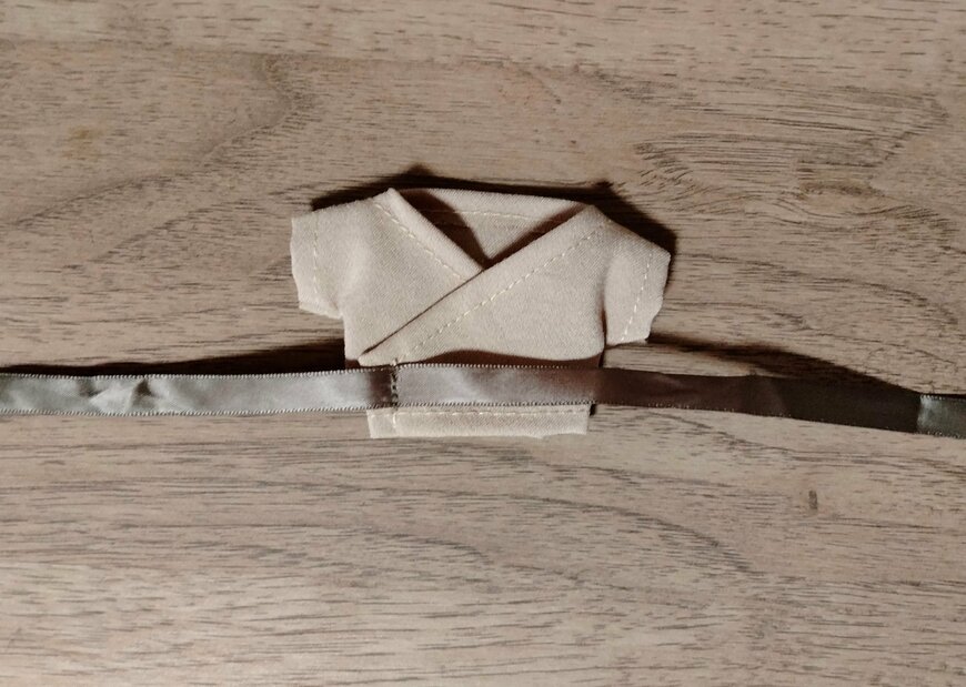 筆者撮影（セリア、ぬい用着物 S ぬい活）