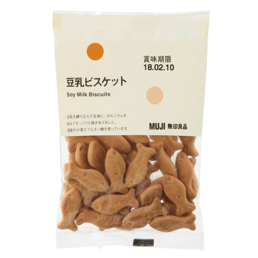出所：無印良品ネットストア 豆乳ビスケット