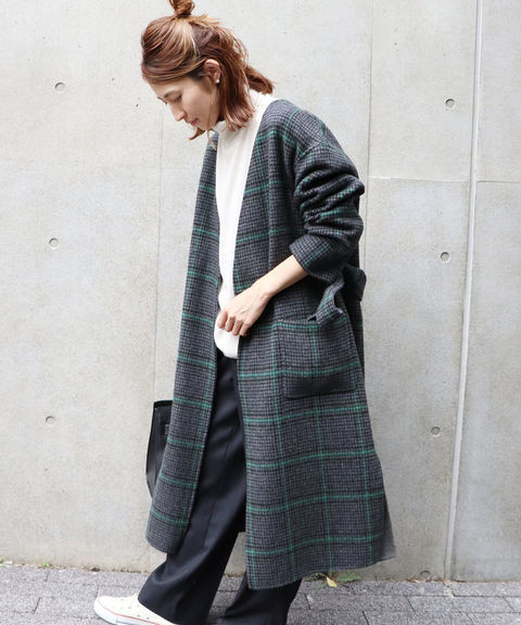 FRAMeWORK - リバーシブルVネックコート ¥62,640（税込）