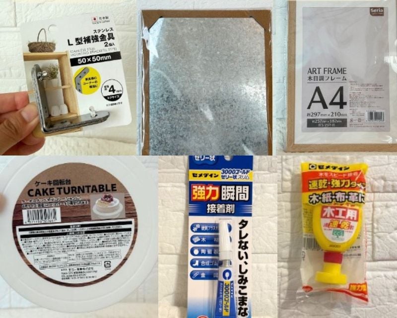 【100均DIY】接着＆組み立てだけで完成！セリア商品だけで作る実用的な「回る収納」が超便利