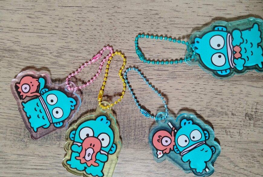 筆者撮影（セリア、アクリルキーホルダー H/G ポップ）