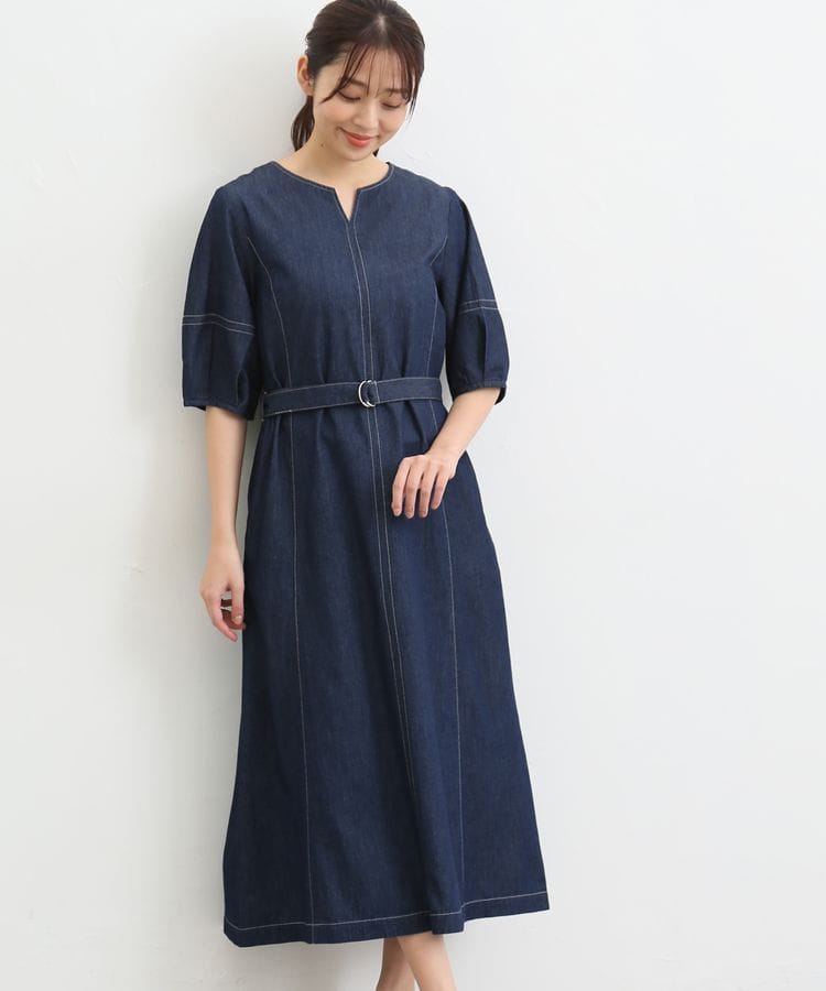出所：ハニーズ公式通販 デニムワンピース