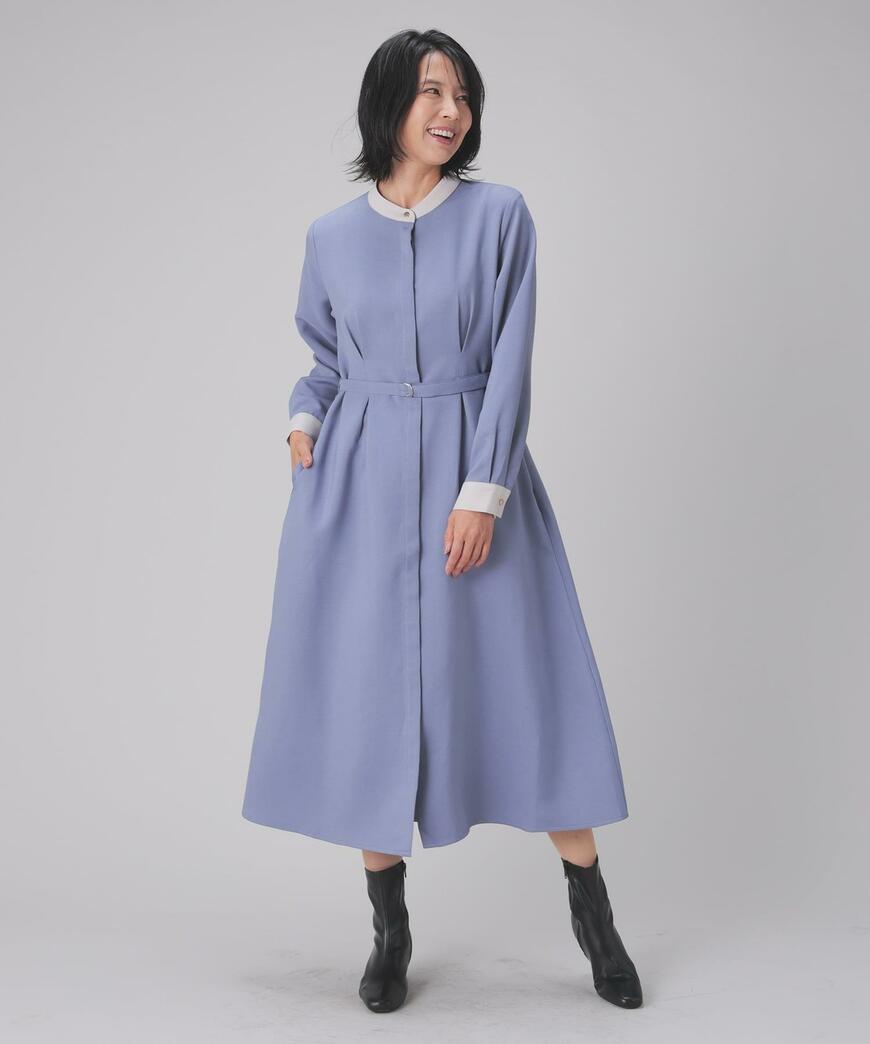 ハニーズ、バンドカラーワンピース画像