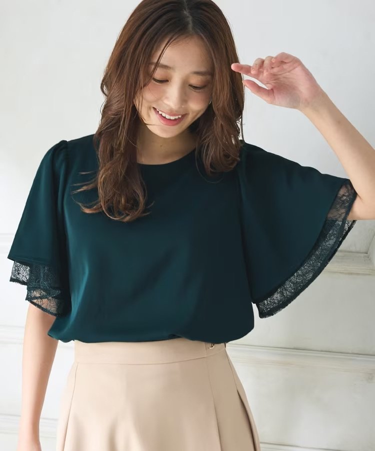 ハニーズ公式　フレアスリーブブラウス