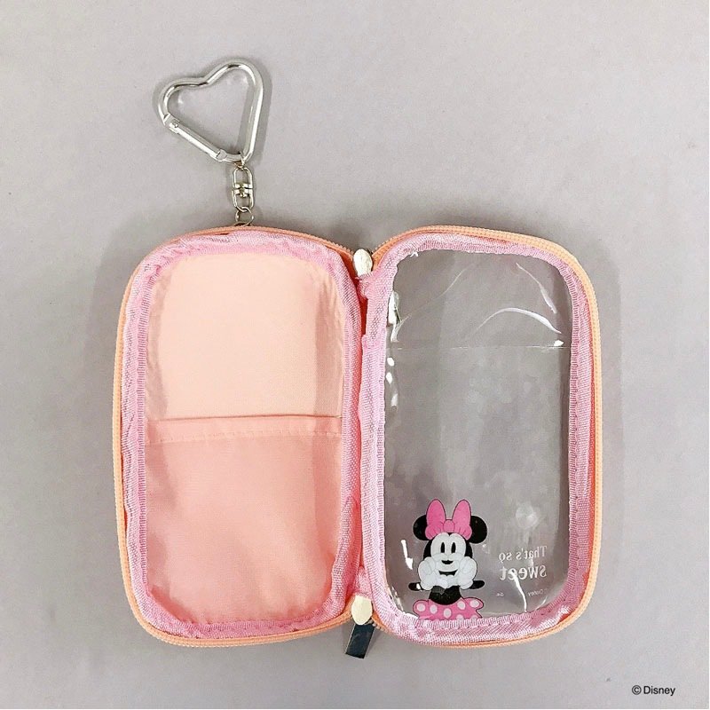キャンドゥ公式　ディズニー／Ｍｉｎｎｉｅ　クリアポーチ　ミニーマウス