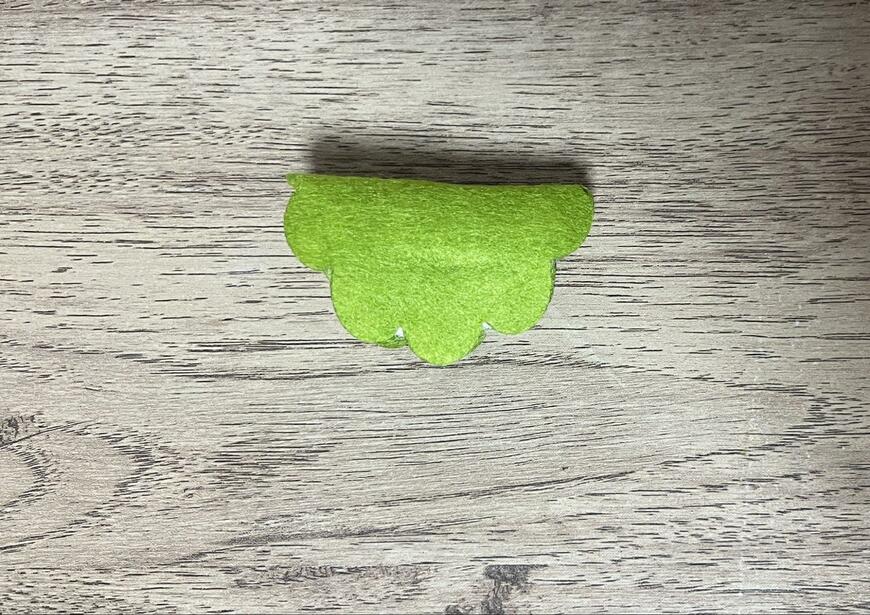 キャンドゥ、フワフワかしわもち シマエナガを上から見た画像