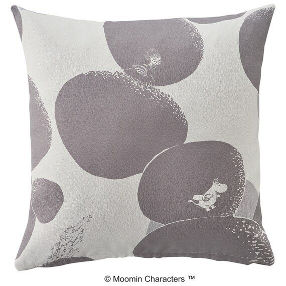 出所：ニトリ公式　ムーミンクッションカバー ロックパターン